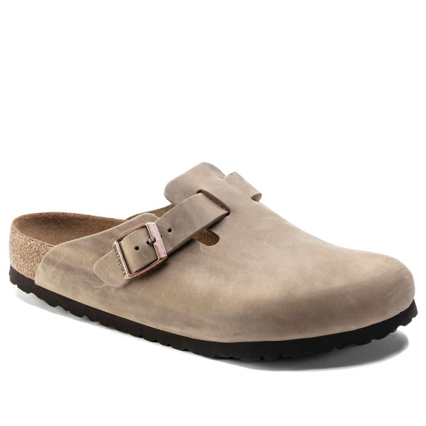 Birkenstock Boston Soft Footbed Natural Leather Oiled