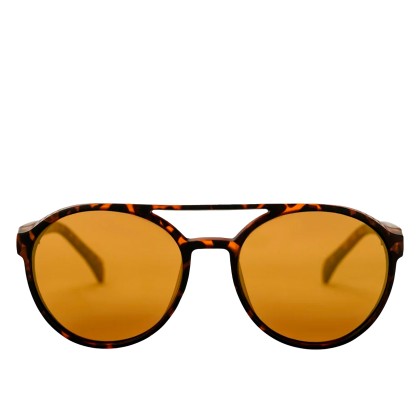 culos De Sol Chpo Oculos Brand Rickard Turtle Brown/gold