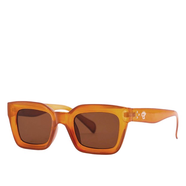 Óculos De Sol Chpo Oculos Brand Anna Mustard/brown
