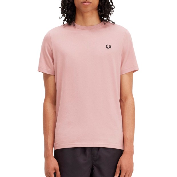 T-shirt Fred Perry T -shirt Crew Neck Dsty Rs Pnk/