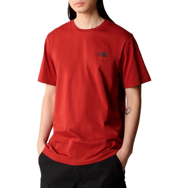 T-shirt The North Face T-shirtsimple Dome Iron Red