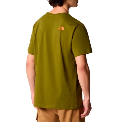 The North Face T-shirt Rust2 Tee Forest Ol The North Face T-shirt Rust2 Tee Forest Ol