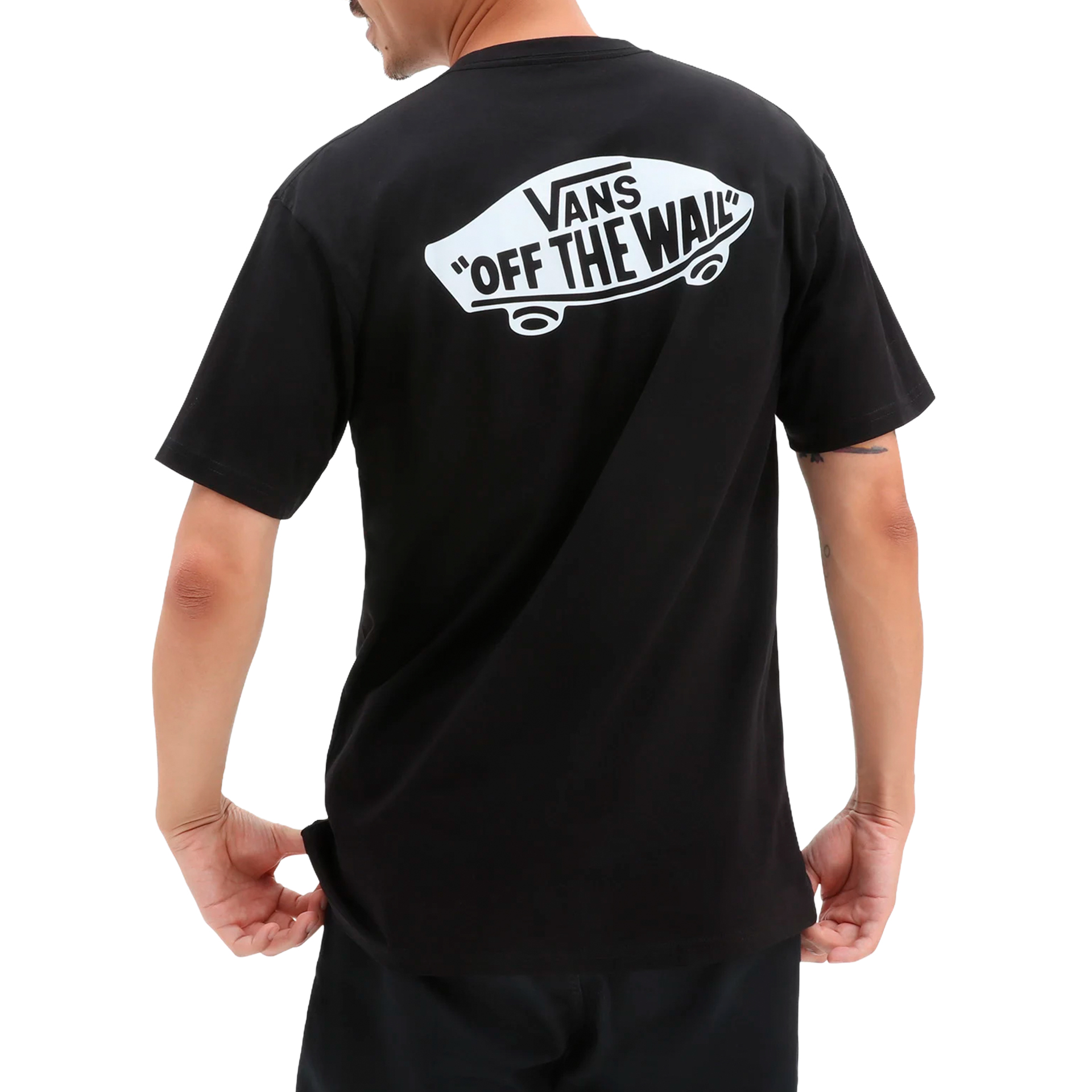 Vans T-shirt Style 76 Back Ss Tee Black Wh