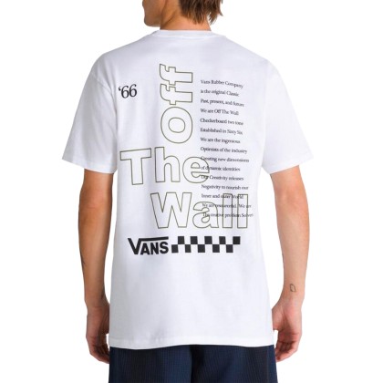 Vans T-shirt Posted Ss White