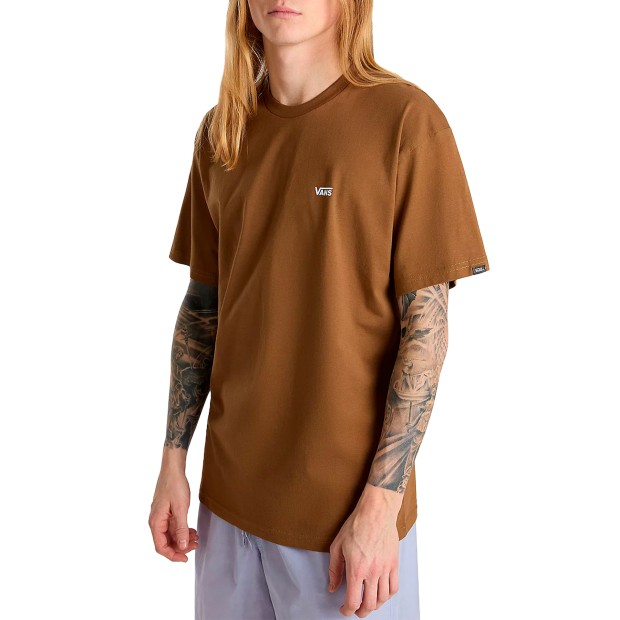 T-shirt Vans T-shirt Left Chest Logo Tee Coffe Liq