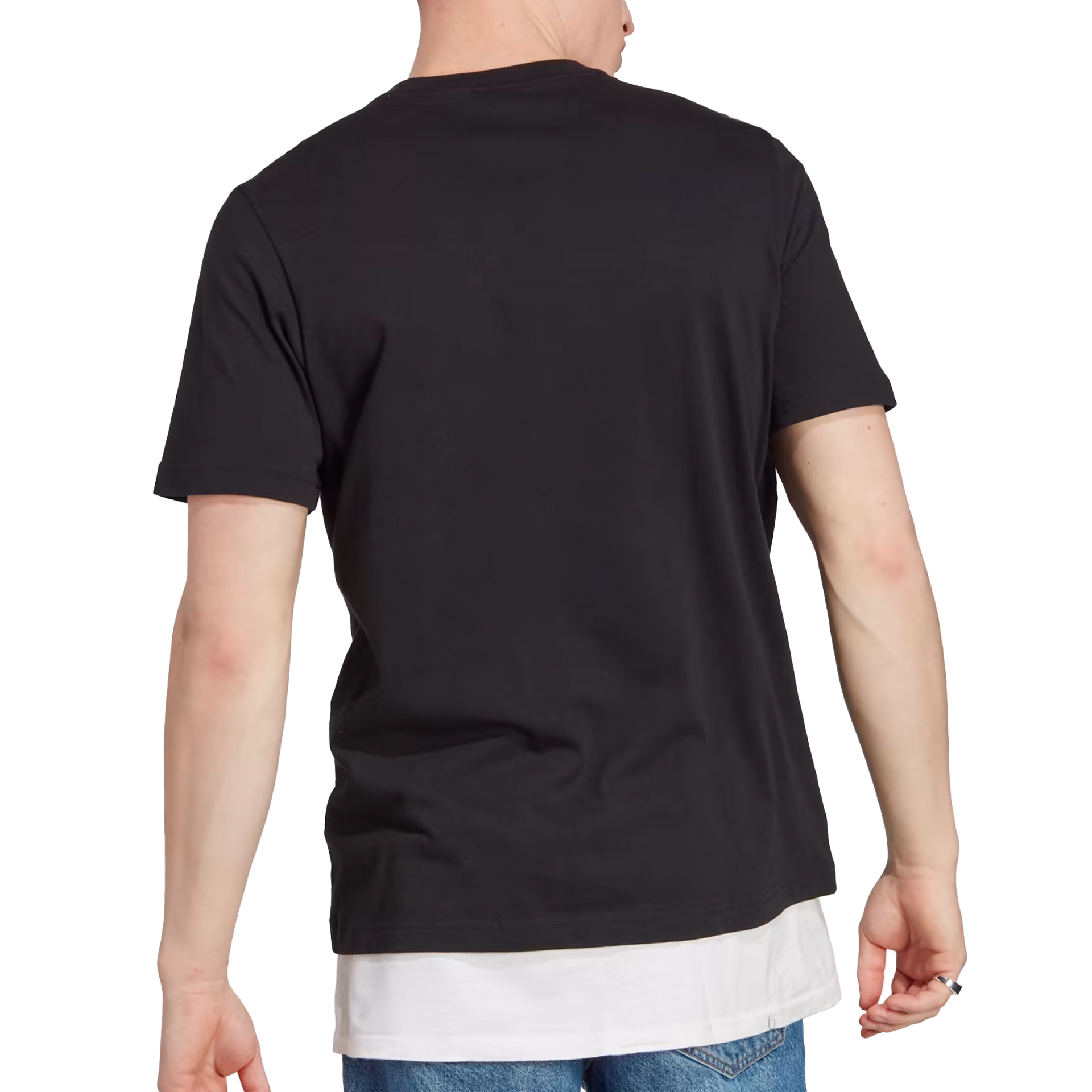 Adidas T-shirt Ess + Tee H Black Noir