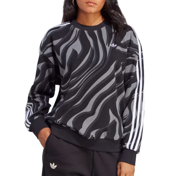 Sweat Adidas Sweatshirt Aop Black