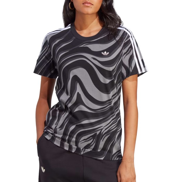 T-shirt Adidas T-shirt Aop Black