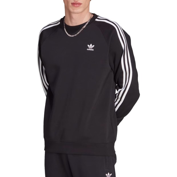 Sweat Adidas 3-stripes Crew Black