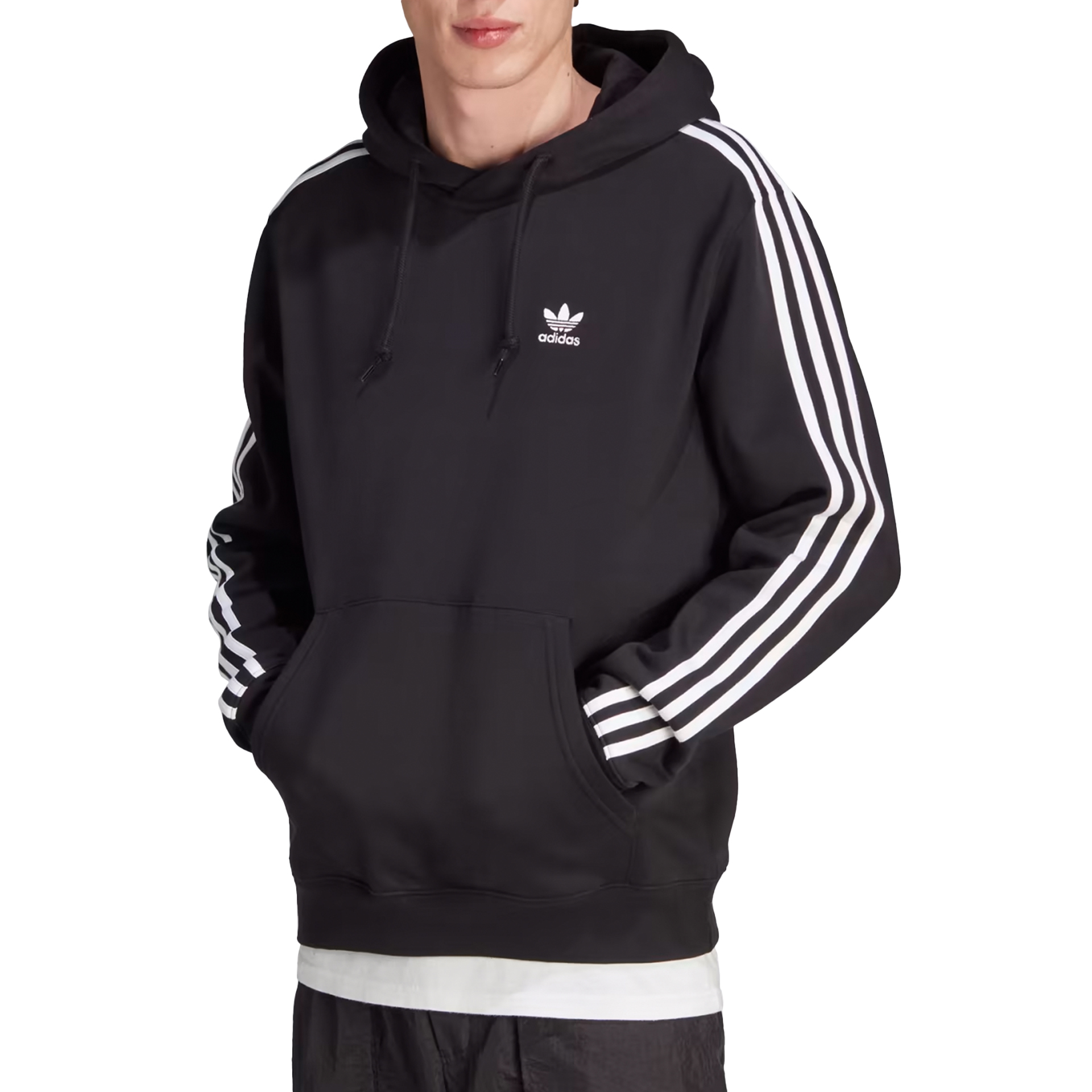 Adidas 3-stripes Hoody Black