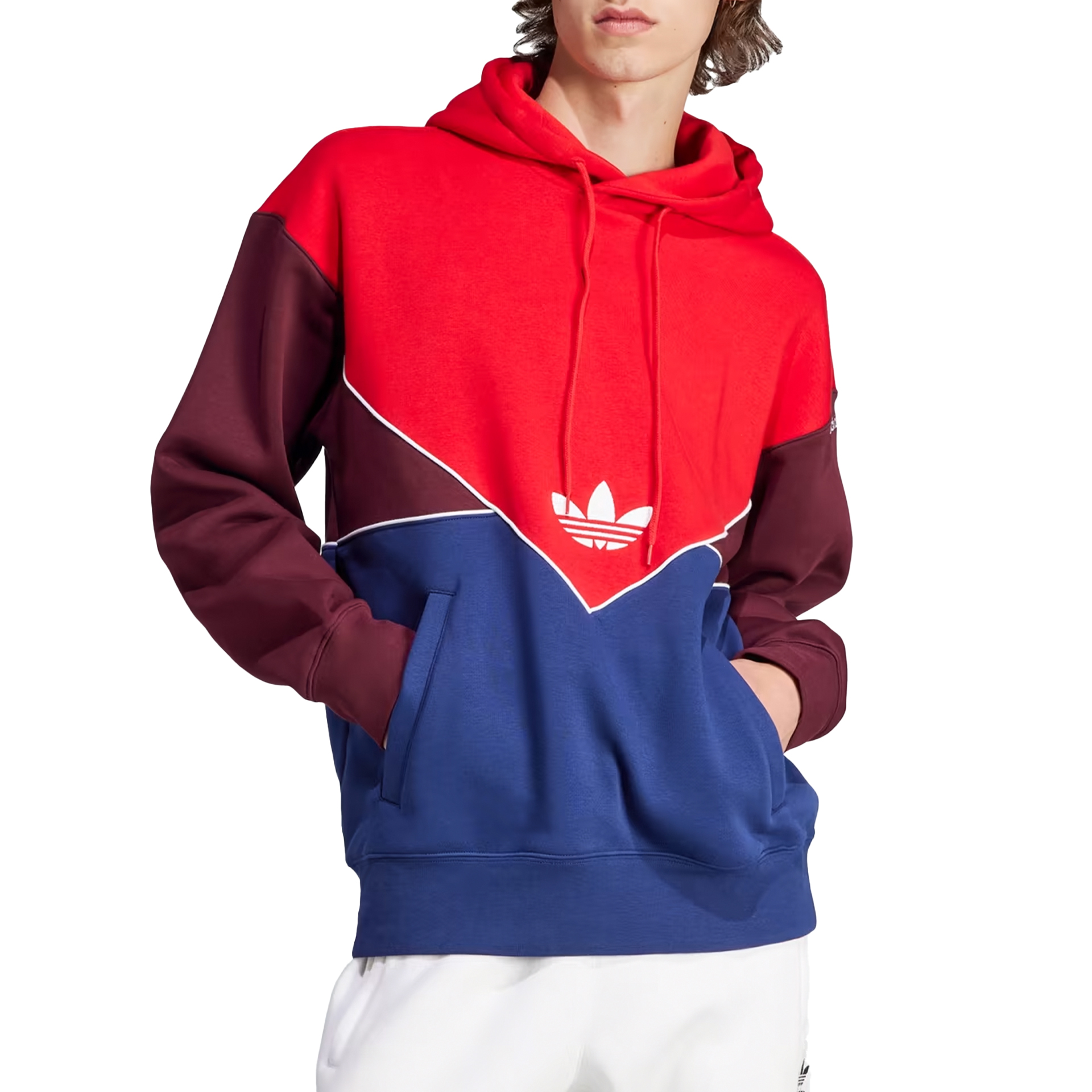 Adidas Sweatshirt Hoodie Betsca/dkblue/mar