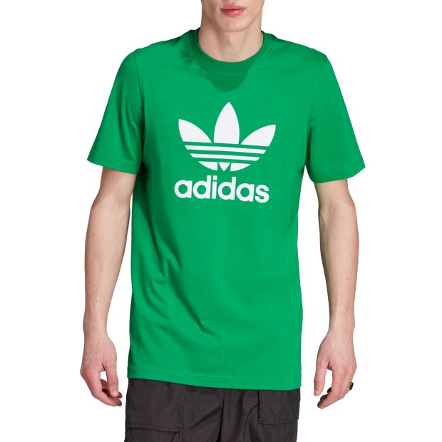 T-shirt Adidas T-shirt Trefoil Verde/branco