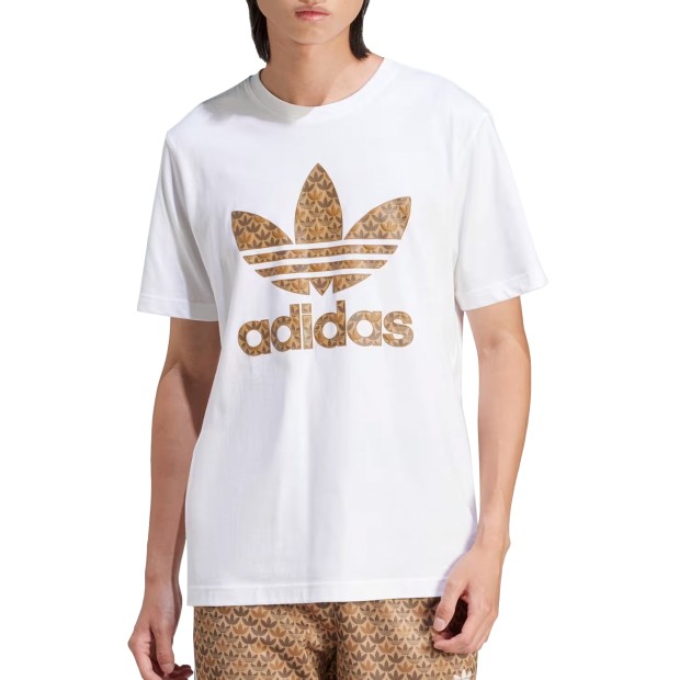 T-shirt Adidas T-shirt Mono Tee White/earstr