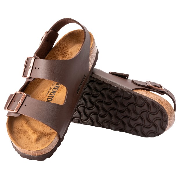 Sandlias Birkenstock Milano Bs Dark Brown