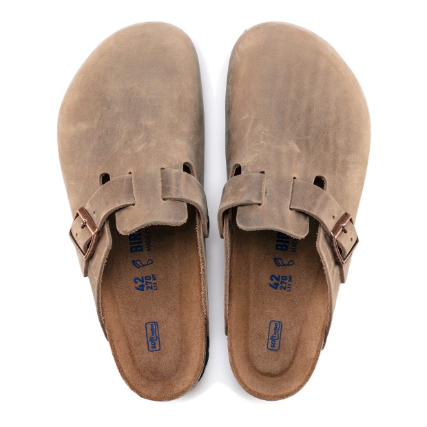 Birkenstock Boston Soft Footbed Natural Leather Oiled