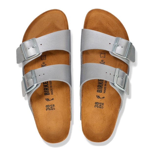 Birkenstock Arizona Bs Silver Narrow Fit