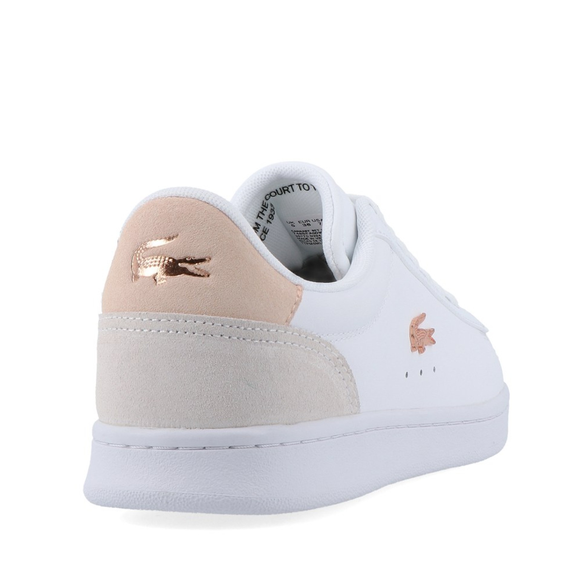 Lacoste Carnaby Set 224 5 Sfa Wht/lt Pnk