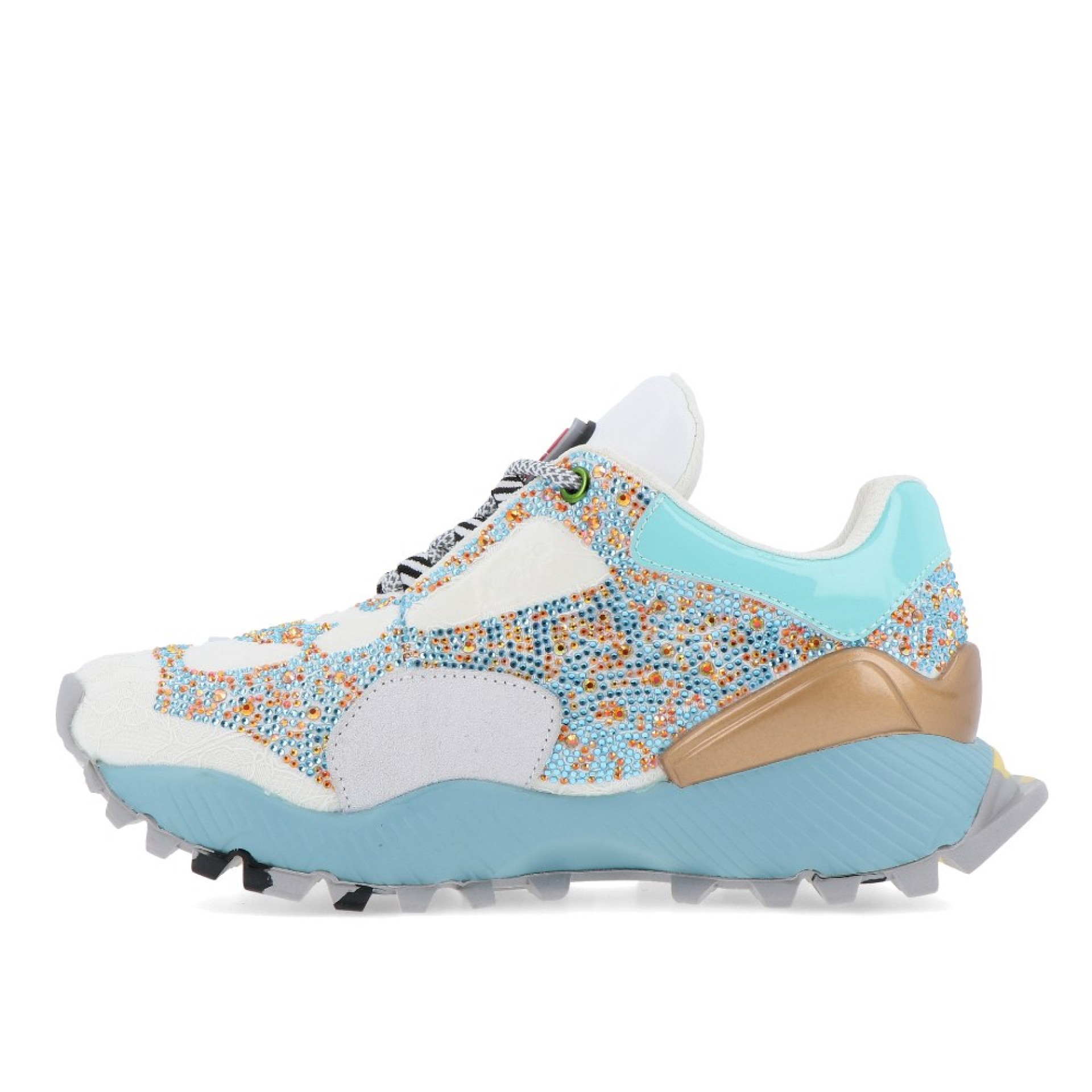 Exé Sneaker 134-23 Leather White/blue