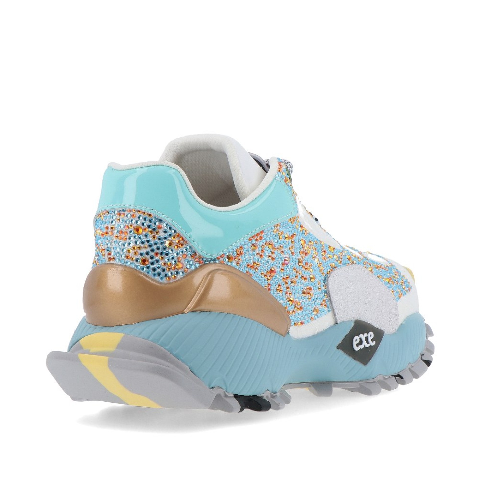 Exé Sneaker 134-23 Leather White/blue