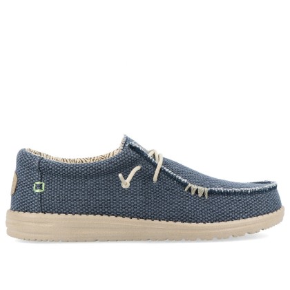 Sapatos Hey Dude Wally Braided Blue Night