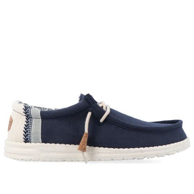 Sapatos Hey Dude Wally Break Stitch Navy