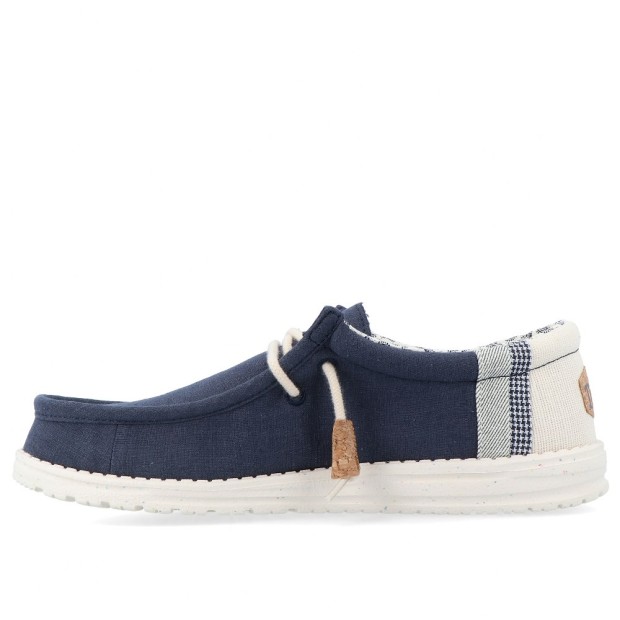 Sapatos Hey Dude Wally Break Stitch Navy