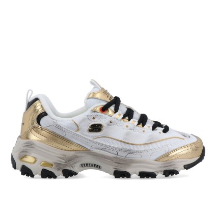 Sapatilha Skechers D lites Vintage Vision White/blac