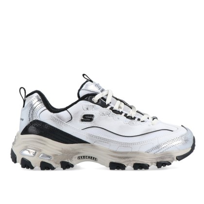 Sapatilha Skechers D lites Vintage Vision White/blac