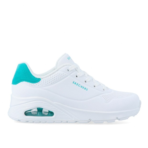 Sapatilha Skechers Uno White/mint