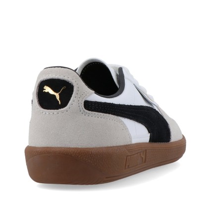 Puma Palermo Lth - Puma White-vapor Gray-gum Puma Palermo Lth - Puma White-vapor Gray-gum