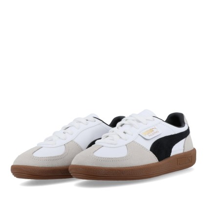 Puma Palermo Lth - Puma White-vapor Gray-gum Puma Palermo Lth - Puma White-vapor Gray-gum