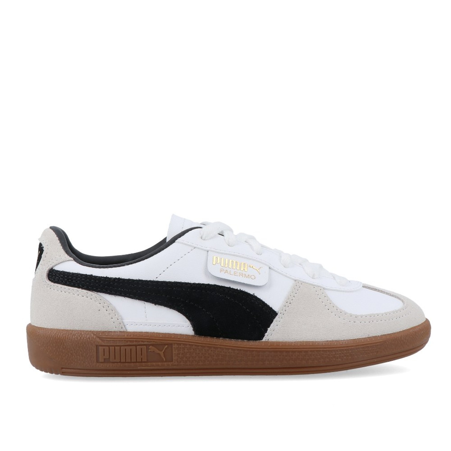 Puma Palermo Lth - Puma White-vapor Gray-gum