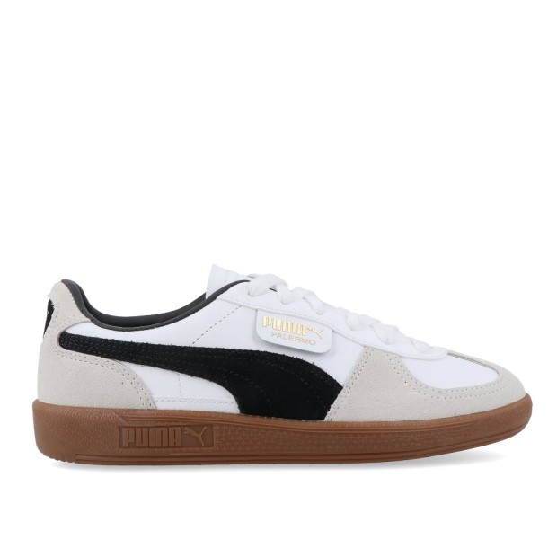 Puma Palermo Lth - Puma White-vapor Gray-gum