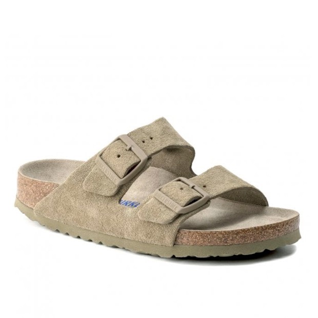 Sandlias Birkenstock Arizona Soft Footbed Bs Faded Khaki