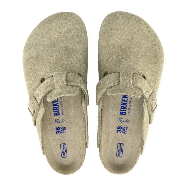 Birkenstock Boston Soft Footbed Bs Faded Khaki
