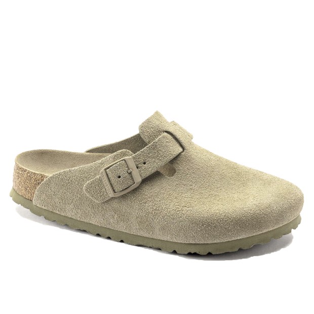 Birkenstock Boston Soft Footbed Bs Faded Khaki