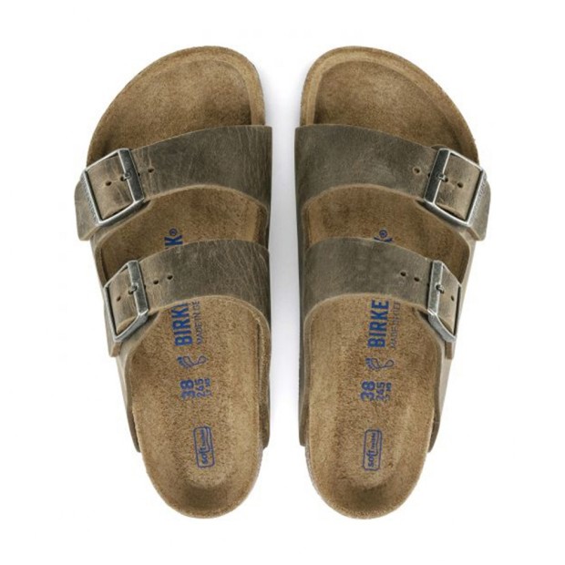 Birkenstock Arizona Soft Footbed Bs (narrow Fit) Khaki