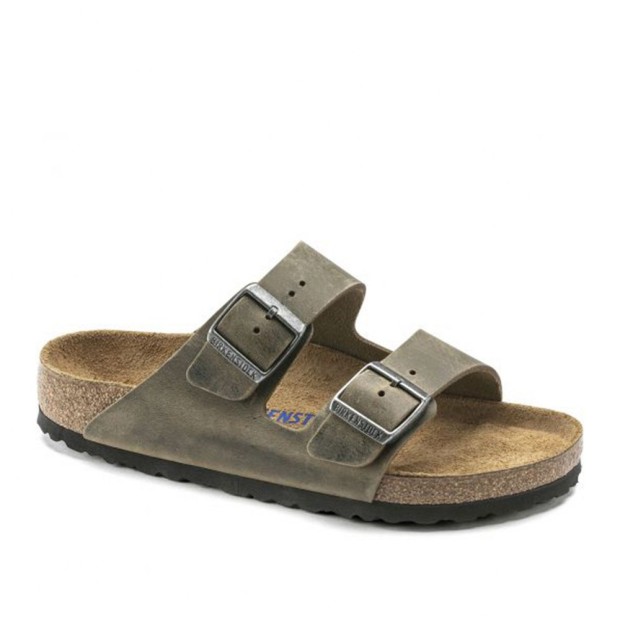 Sandlias Birkenstock Arizona Soft Footbed Bs  (narrow Fit) Khaki