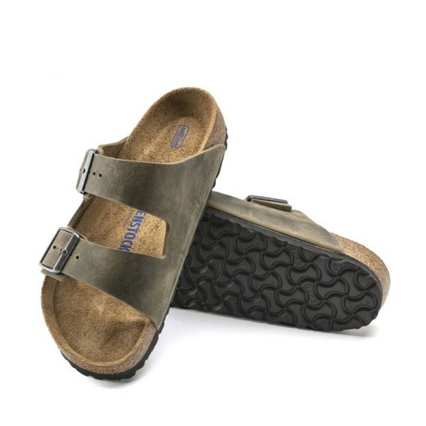 Birkenstock Arizona Soft Footbed Bs (narrow Fit) Khaki
