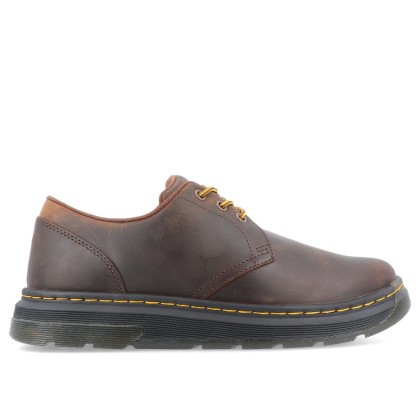 Sapatos Dr.martens Sapato Crewson Lo Dark Brown Crazy Horse