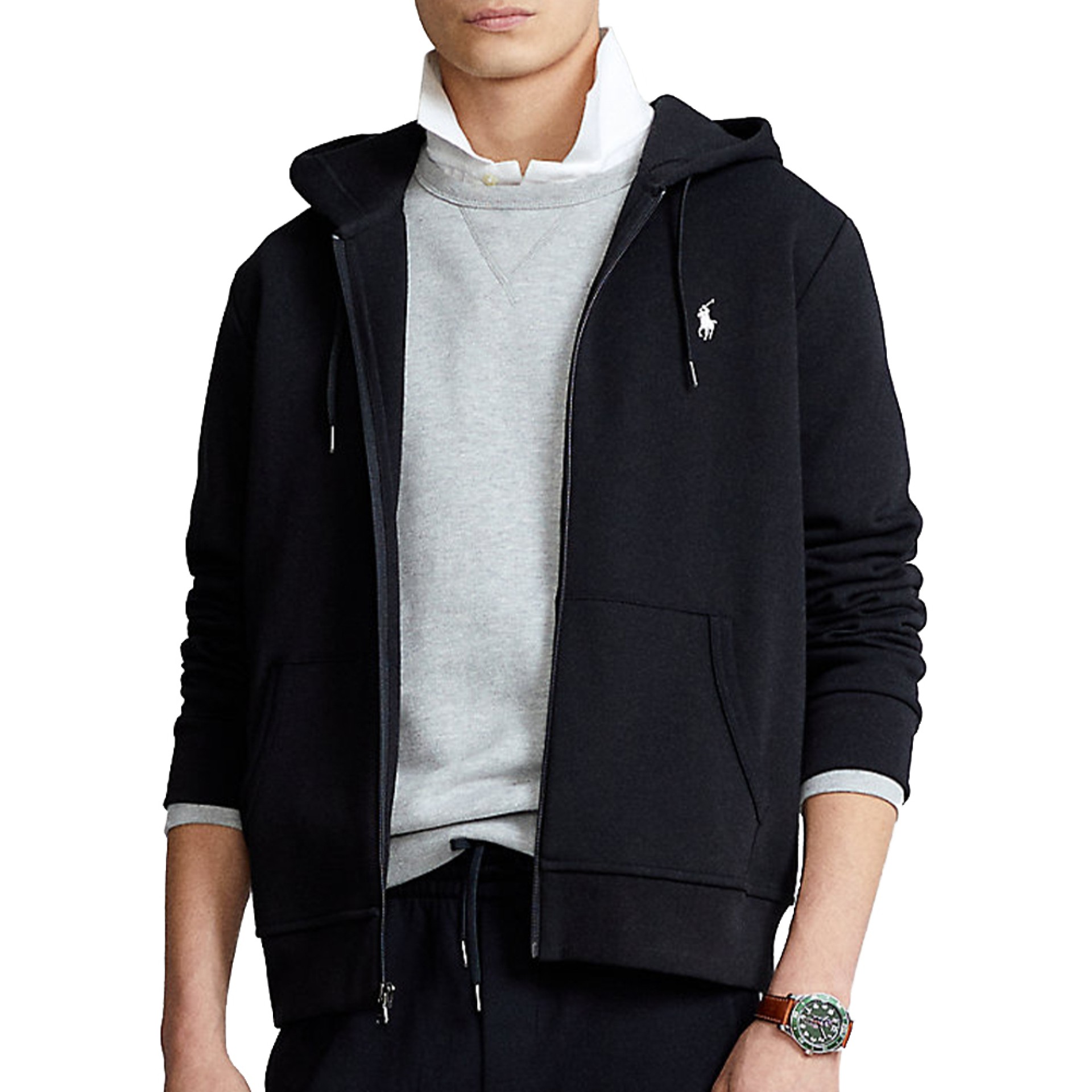 Polo Ralph Lauren Casaco 30/1 Double Knt Black