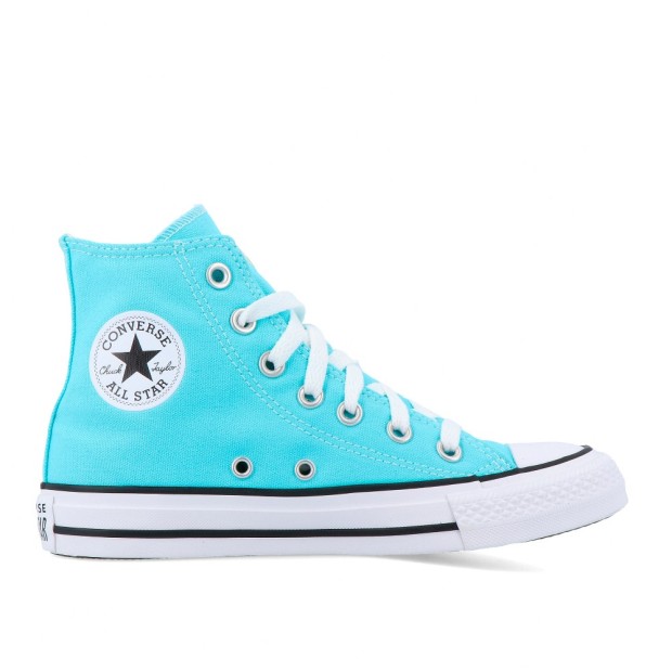 Sapatilha Converse Ctas Hi Double Cyan