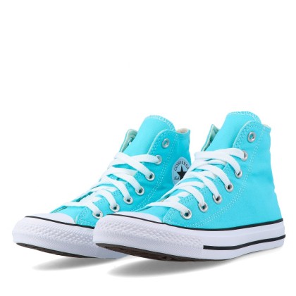 Converse Ctas Hi Double Cyan