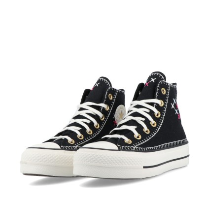 Converse Ctas Lift Hi Black/egret/gold Converse Ctas Lift Hi Black/egret/gold