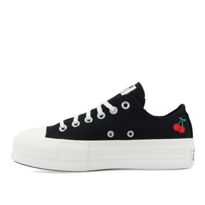 Converse Ctas Lift Ox Black/egret/red Converse Ctas Lift Ox Black/egret/red