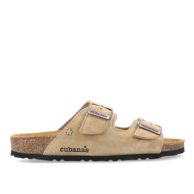 Sandálias Cubanas Sandalia Comp102 Beige
