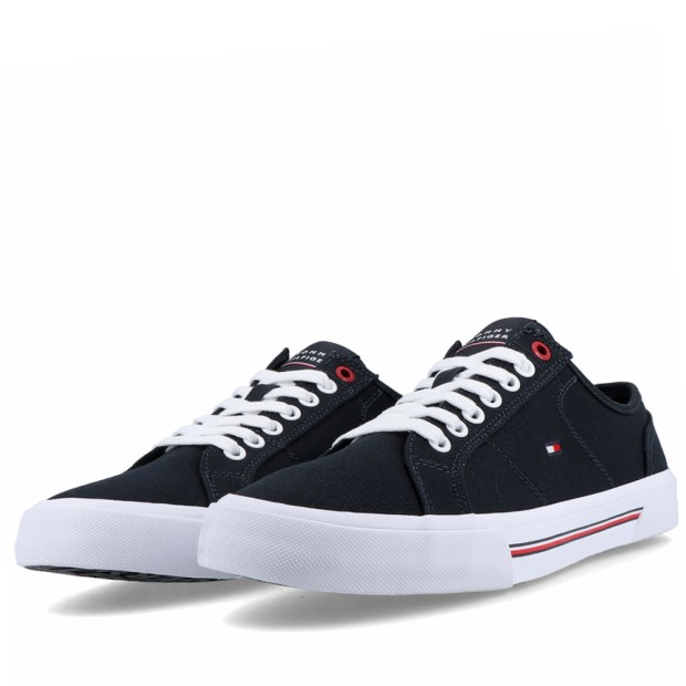 Sapatilha Tommy Hilfiger Corporate Vulc Canvas Deser