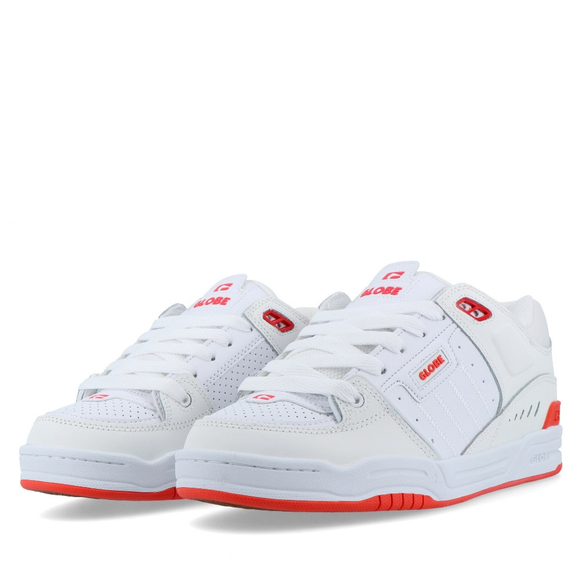 Globe Fusion White/red