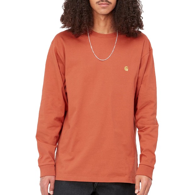 Longsleeve Carhartt Wip Longsleeve Chase Phoenix/gold