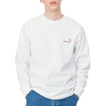 Longsleeve Carhartt Wip Longsleeve L/s American Sc Wh